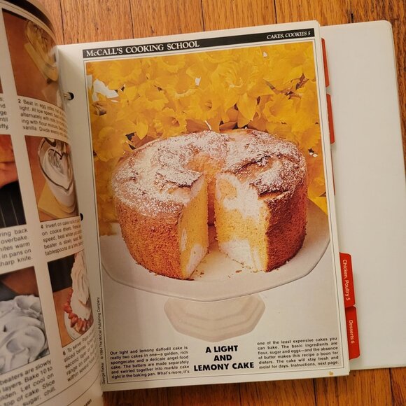 McCalls Cooking School Binder Step By Step Directions Recipes Vintage 1986 Kitch - Picture 6 of 9